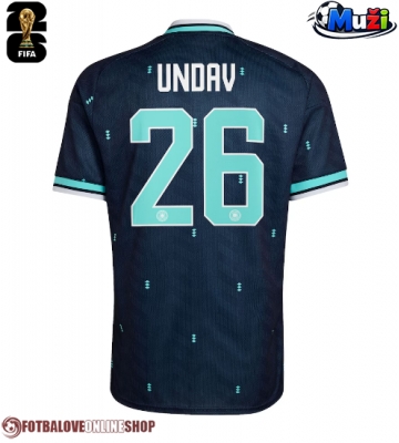 Německo Deniz Undav #26 Venkovní Dres MS 2026 Krátkým Rukávem